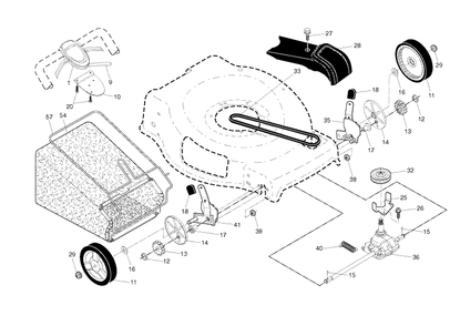 Part Location Diagram of 579708920 Husqvarna Drive Control