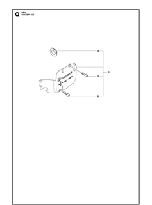 Winter Kit Diagram and Parts List for 440E 2011-05 Husqvarna Chainsaw