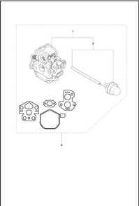 Carburetor Details Diagram and Parts List for 120MARKII (967861901)(2018-05) Husqvarna Chainsaw