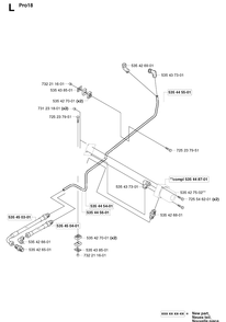 Part Location Diagram of 535426501 Husqvarna Pipe Fitting
