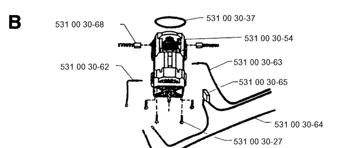Part Location Diagram of 531003062 Husqvarna Cable