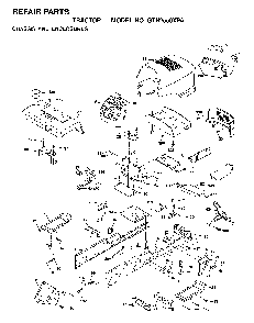 Chassis And Enclosures Diagram and Parts List for GTH2550XPA (954567116)(2001-01) Husqvarna Lawn Tractor