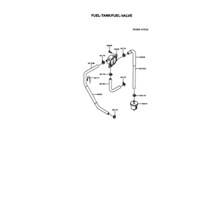 Engine >> Fuel-Tank/Fuel-Valve Diagram and Parts List for 917289580  Husqvarna Lawn Tractor