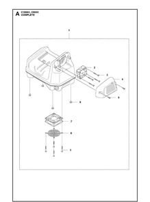 Product Complete Diagram and Parts List for C900X  Husqvarna Lawn Tractor Accessories