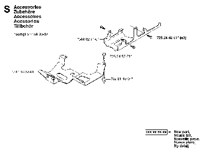 Accessories Diagram and Parts List for RIDERPRO18AWD (953536601)(2005-03) Husqvarna Lawn Tractor