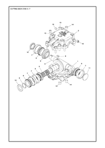 61-Inch/155cm Cutting Deck 4 Diagram and Parts List for C155X (967294101)(2019-09) Husqvarna Lawn Tractor Accessories