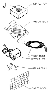 Part Location Diagram of 535069701 Husqvarna Label