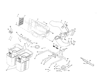 Part Location Diagram of 532131970 Husqvarna Chute, Lower
