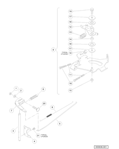 Part Location Diagram of 603000329 Husqvarna Washer, M6 Flat