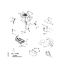 Part Location Diagram of 532186968 Husqvarna Control Throttle