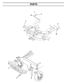 Product Complete 2 Diagram and Parts List for C248 (968999248)(2006-04) Husqvarna Lawn Tractor Accessories