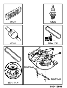 Part Location Diagram of 532439726 Husqvarna 