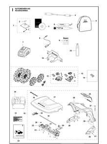 Part Location Diagram of 586662305 Husqvarna Gps Module