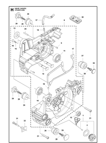Part Location Diagram of 577029501 Husqvarna Pipe
