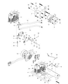 Part Location Diagram of 582688602 Husqvarna PULL ROD PULL, PUMP BYPASS MS4