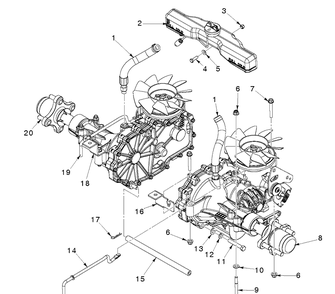 Hydraulic Pump - Motor Diagram and Parts List for MZ48 (97045570100)(2020-01) Husqvarna Lawn Mower