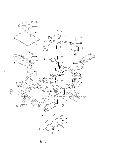 Frame Diagram and Parts List for MZ5425S 250212 Husqvarna Lawn Mower
