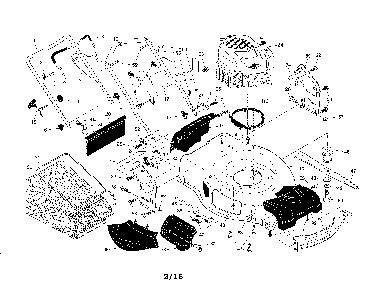 Engine/housing/handle Diagram and Parts List for HU725AWDH-96145001901  Husqvarna Lawn Mower