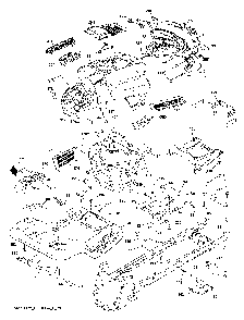 Chassis And Enclosures Diagram and Parts List for YTH2754T (96041022100)(2010-12) Husqvarna Lawn Tractor