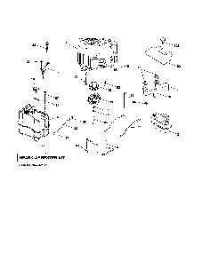 Engine Diagram and Parts List for YTH18K46-96043021800  Husqvarna Lawn Tractor
