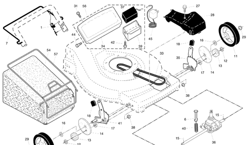 Repair Parts 1 Diagram and Parts List for 62522FE (96143004400)(2009-01) Husqvarna Lawn Mower