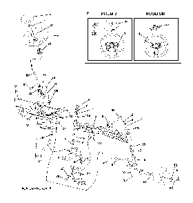 Steering Diagram and Parts List for GTH260TWIN (96041004502)(2008-09) Husqvarna Lawn Tractor
