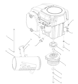 Engine Kohler 20 Hp Diagram and Parts List for Z4220 (968999655)(2007-04) Husqvarna Lawn Mower