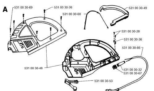 Part Location Diagram of 531003032 Husqvarna Grommet