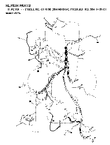 Electrical Diagram and Parts List for CTH150 (954140101A)(1999-10) Husqvarna Lawn Tractor