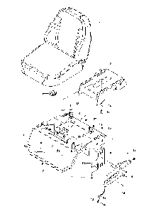 Seat Diagram and Parts List for 967844901-00  Husqvarna Lawn Mower