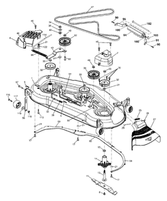 Mower Deck Diagram and Parts List for GTH2254XP (954571229-B)(2004-08) Husqvarna Lawn Tractor