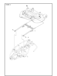 Chassis Rear 2 Diagram and Parts List for R112C (967178402)(2021-01) Husqvarna Lawn Mower