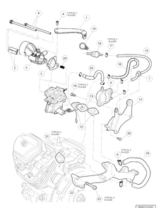 Carburetor Installation Honda Gasoline Vehicles Diagram and Parts List for HUV4421GXP 2006-11 Husqvarna Lawn Tractor
