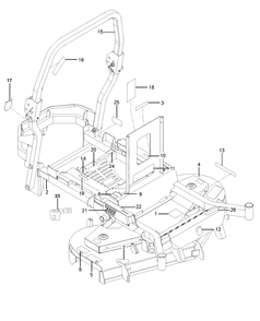 Part Location Diagram of 576755201 Husqvarna DECAL, P-ZT4822