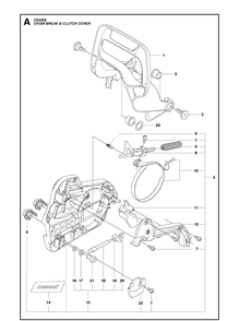 Part Location Diagram of 505199704 Husqvarna Cover