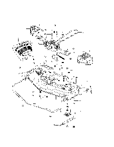 Mower deck/cutting deck Diagram and Parts List for 966659301  Husqvarna Lawn Mower