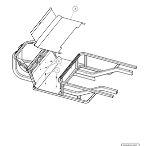 Floor Mat Diagram and Parts List for HUV4421DXP 2006-11 Husqvarna Lawn Tractor