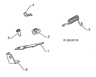 Handles 3 Diagram and Parts List for 1827SB (961930047)(2009-07) Husqvarna Snow Blower