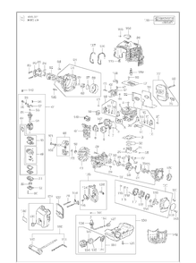 Engine Diagram and Parts List for 426LST 2010-01 Husqvarna Edger