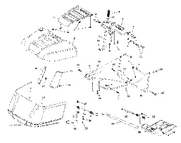 Bagger Diagram and Parts List for CTH150 (TWIN, 96061026100)(2010-01) Husqvarna Lawn Tractor