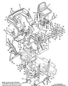 Part Location Diagram of 180075 Husqvarna Screw, Hx Hd, 5/16-18 x 5/8 In.