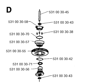 Part Location Diagram of 531003071 Husqvarna Ring