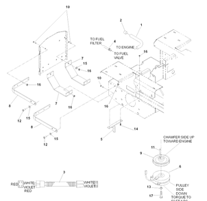 Engine Kohler Diagram and Parts List for IZ5225TXPKOA (968999307)(2007-04) Husqvarna Lawn Mower