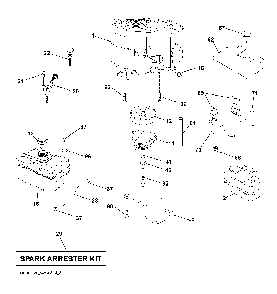Engine Diagram and Parts List for LTH1742T (96041006702)(2009-03) Husqvarna Lawn Tractor