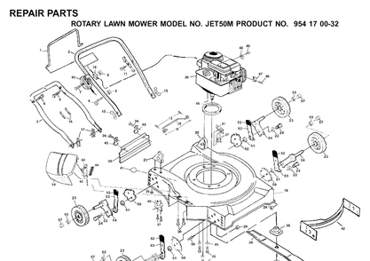 Part Location Diagram of 532125423 Husqvarna Bracket Support (Left)
