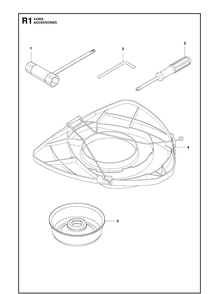 Accessories 2 Diagram and Parts List for 543RS 20192200001-Current Husqvarna Brush Cutter