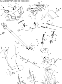Part Location Diagram of 579763601 Husqvarna Cable
