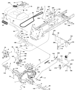 Part Location Diagram of 532420807 Husqvarna V-belt, Drive