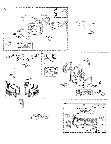 Cylinder head/intake manifold Diagram and Parts List for Z246I-967323901-00  Husqvarna Lawn Mower