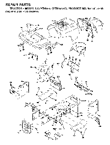 Chassis And Enclosures Diagram and Parts List for YTH1542C (954567048)(2001-04) Husqvarna Lawn Tractor